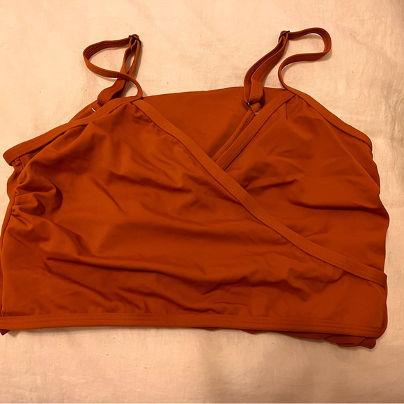 Andie Swim - The Cove One Piece Swimsuit Burnt Orange Chestnut Large - Picture 9 of 9
